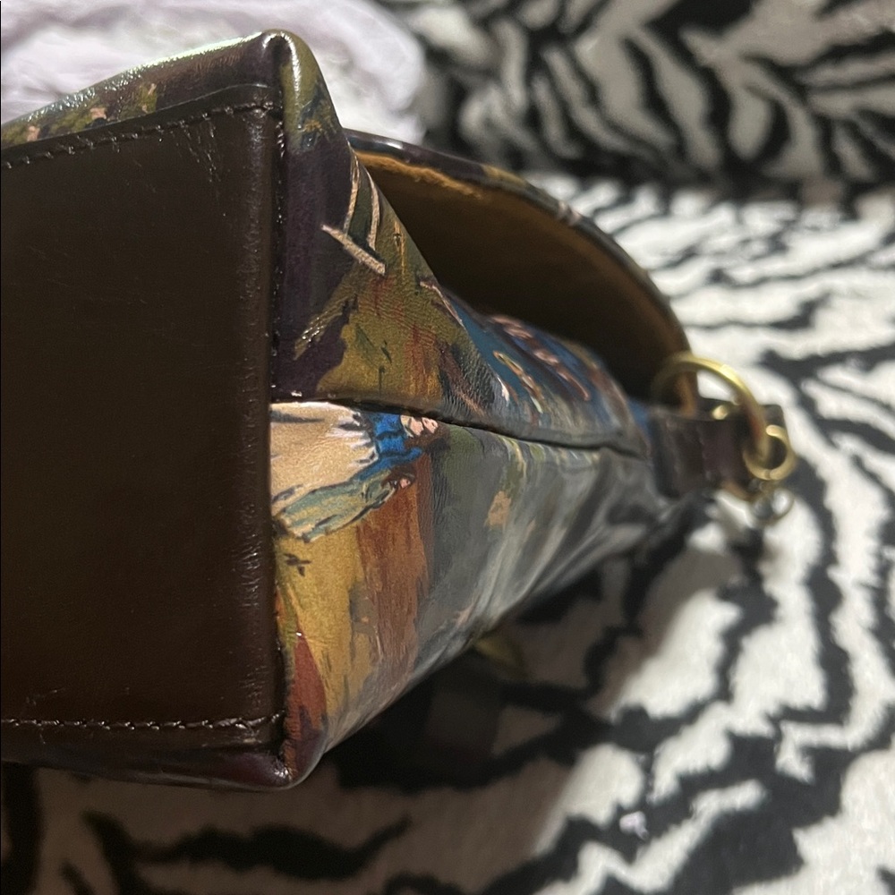 Patricia Nash Vintage Style Brown Leather Crossbody Bag - Picture 5 of 8